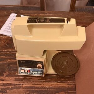 Vintage 1970s Oster Regency Kitchen Center Mixer Slicer Grinder Food Processor